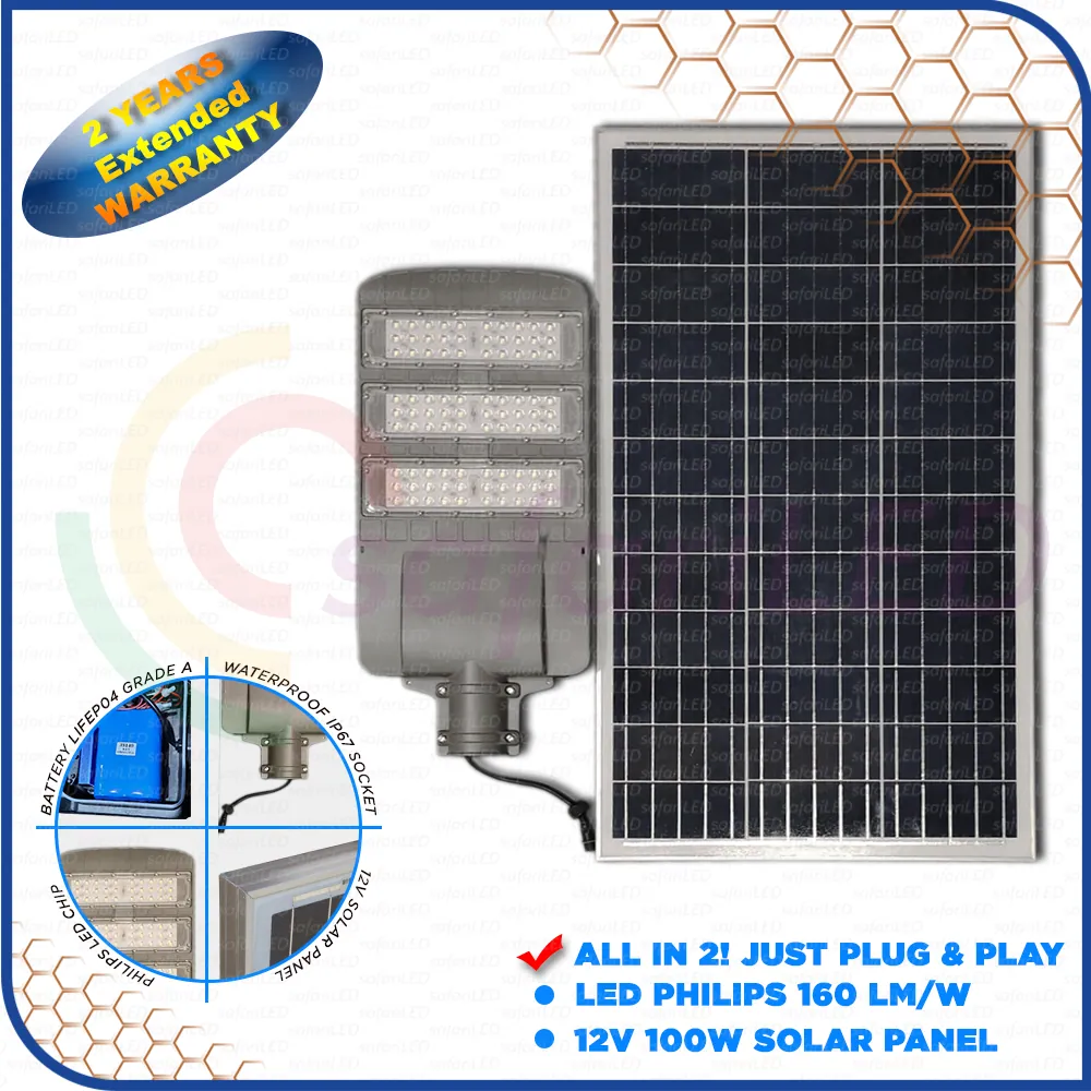 Lampu PJU-TS 2 in 1 60W